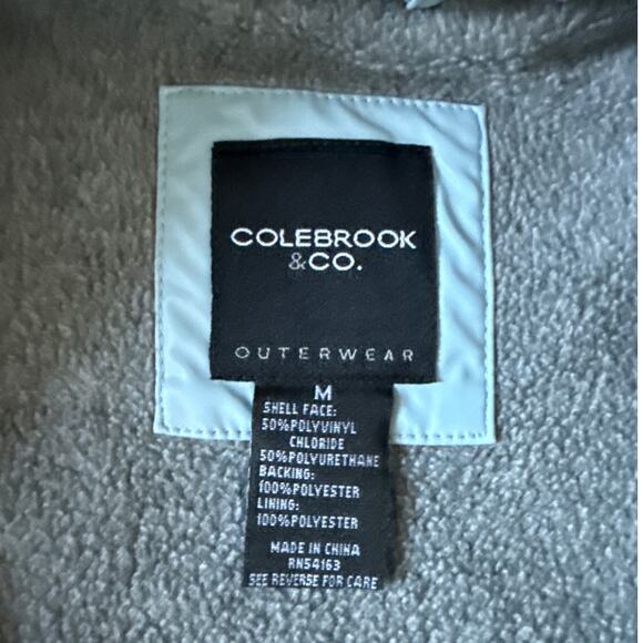 Colebrook & Co Hooded Zip Vest Size Medium Lined Outdoor Athleisure Stylish - Picture 3 of 8